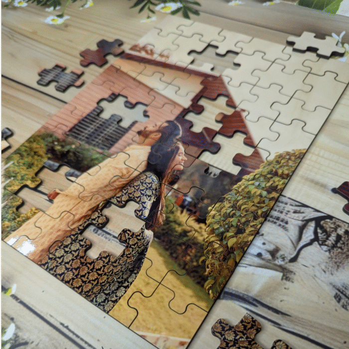 Personalized Photo Puzzle Rectangle - Assemble Your Memories! - Image 1