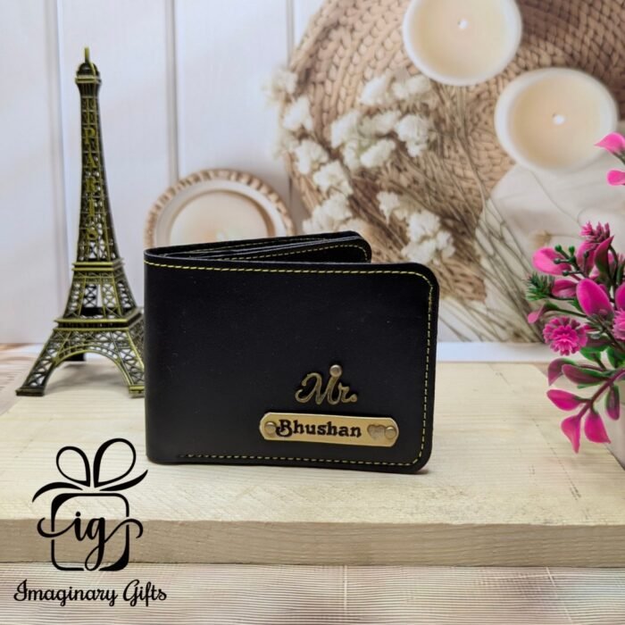 Personalized Men's Name Wallet - Custom Engraved Gift - Image 2