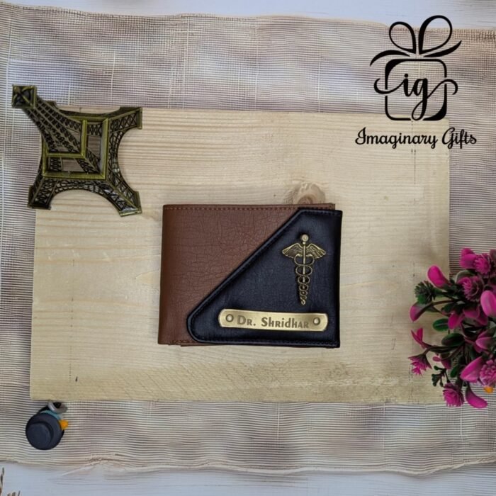Personalized Flap Mens Wallet - Image 1