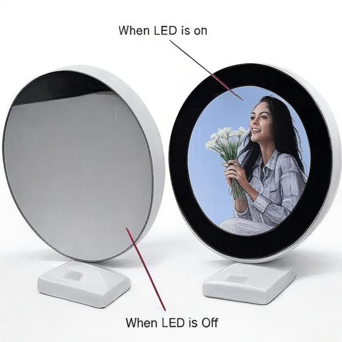 Personalized Photo Magic Mirror - Turns Photo On with LED Light - Image 1
