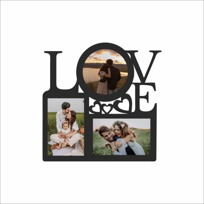 Love Photo Collage Frame - Celebrate Child, Family & Couple Bonds - Image 1
