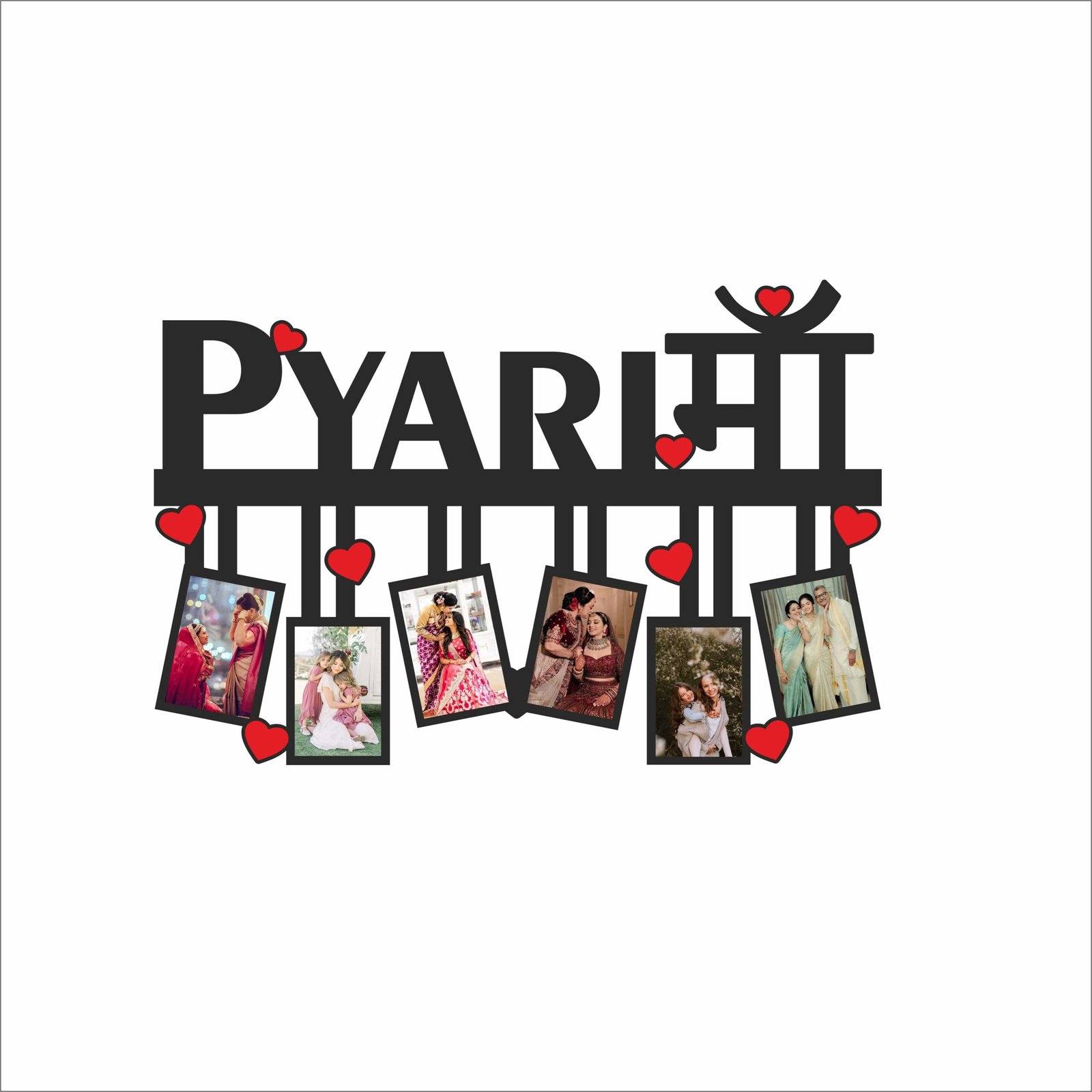 pyari maa1 Personalized "Pyari Maa" Photo Frame - Cherish Mother's Memories - Image 1