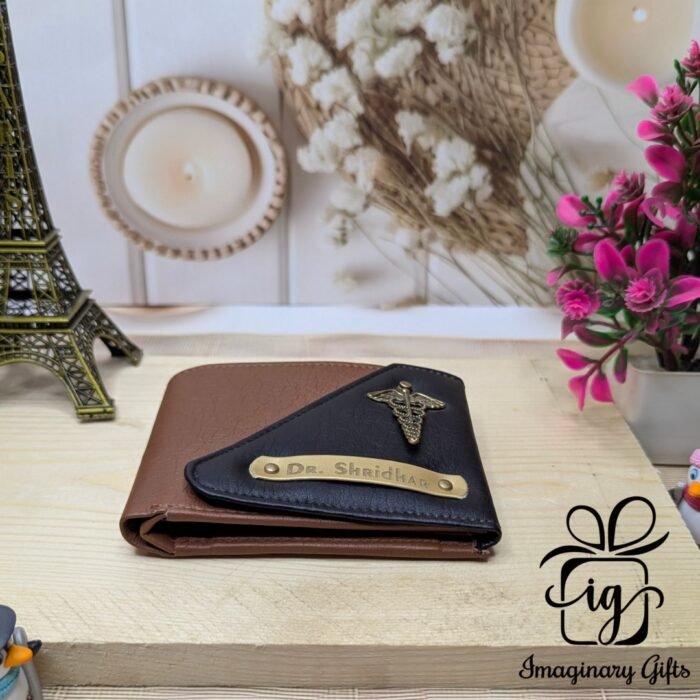 Personalized Flap Mens Wallet - Image 2
