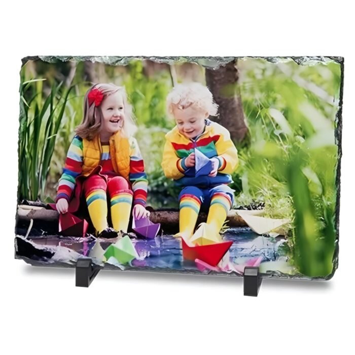 Personalized Photo Print Stone (Rectangle 11.5 in) - Image 1