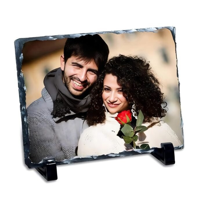 Personalized Photo Print Stone (Rectangle 11.5 in) - Image 3