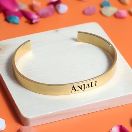 Persnonalized Stainless steel Half Kada / Cuff